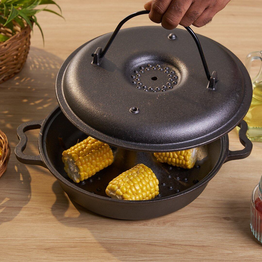 Multi-functional Cast Iron Pot
