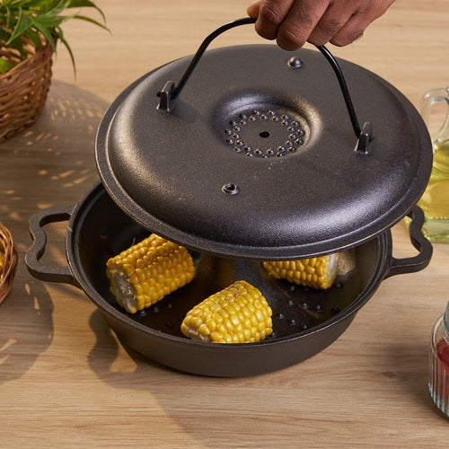 Multi-functional Cast Iron Pot