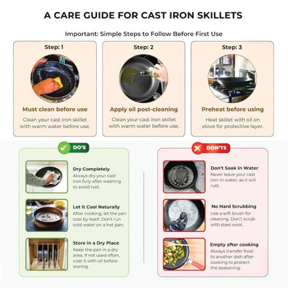 Multi-functional Cast Iron Pot