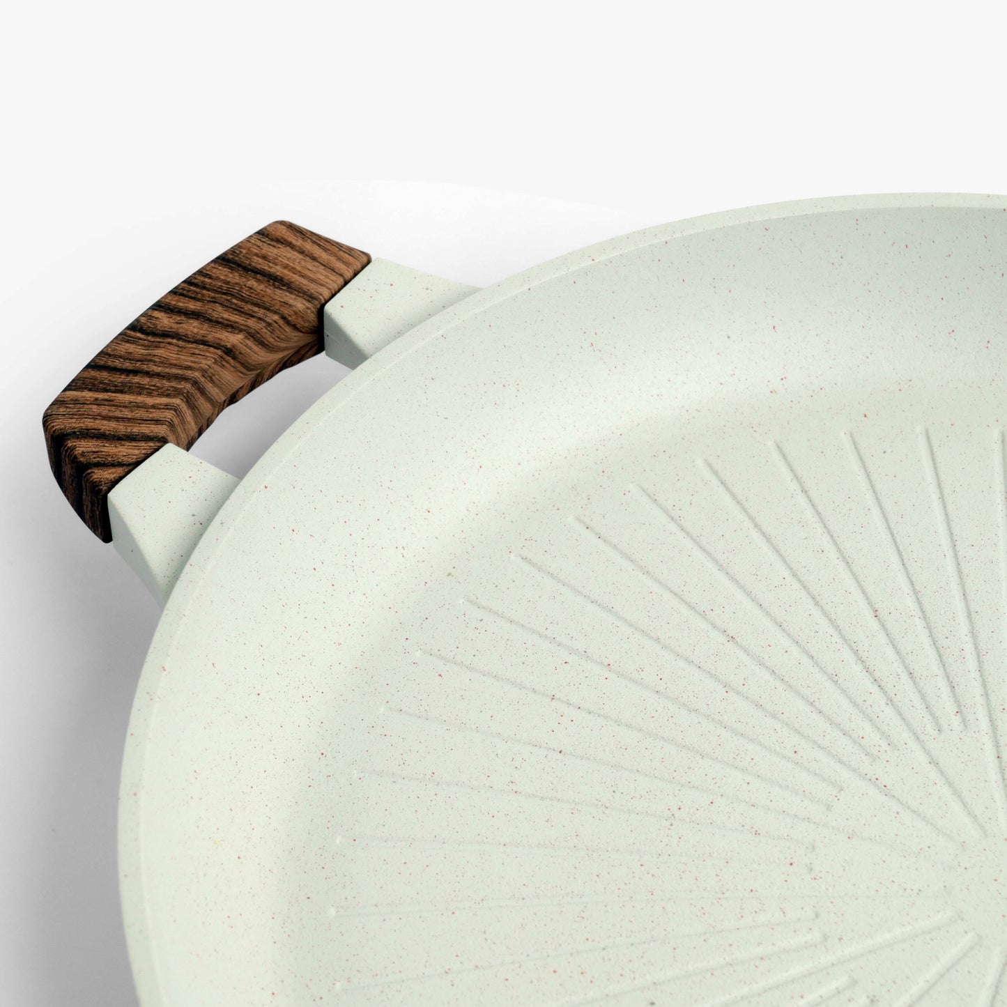 Non-Stick Aluminum Medical Stone Grill Pan(33cm)